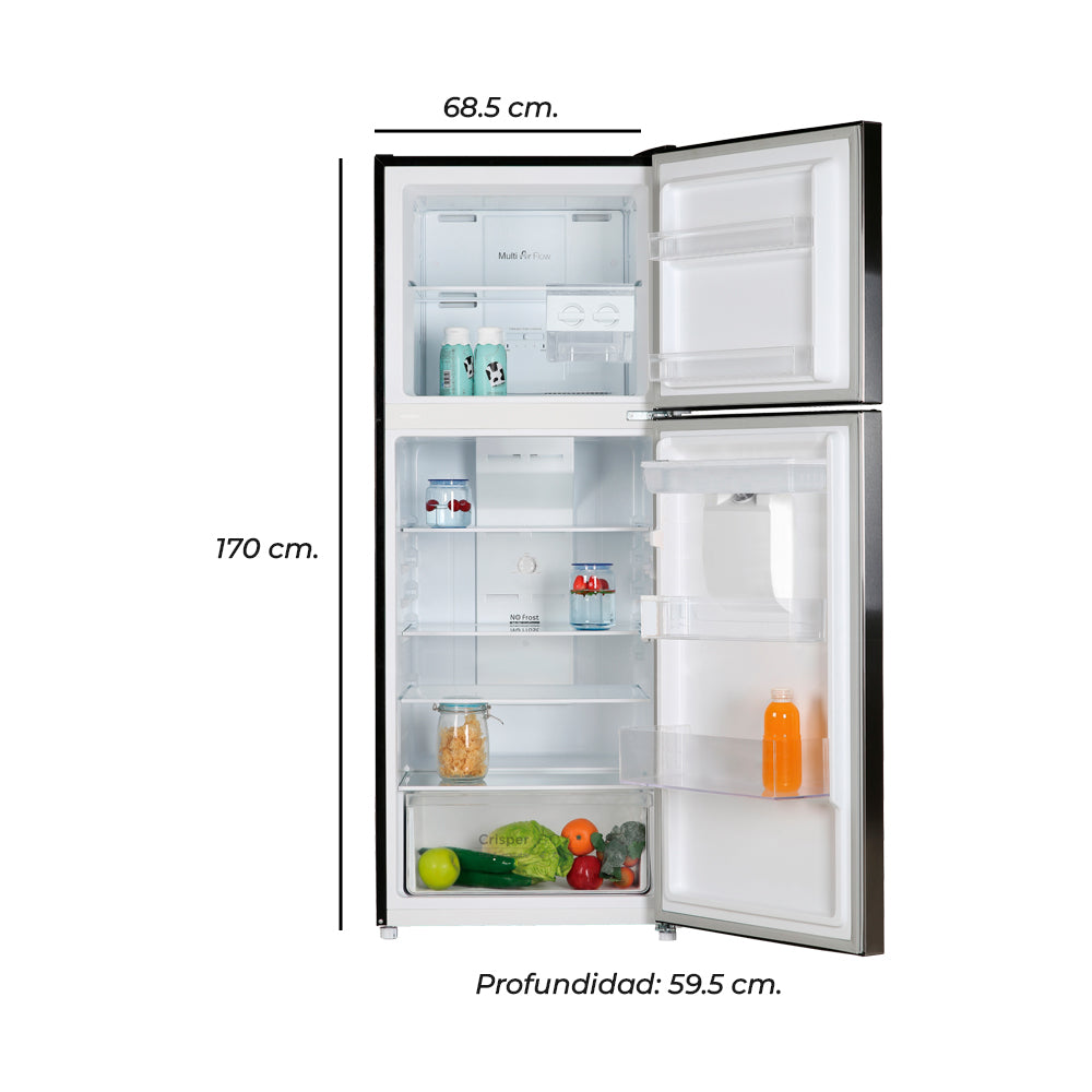 Wolff - Refrigeradora No Frost de 345L + Olla Arrocera Metalica + Hervidor Digital
