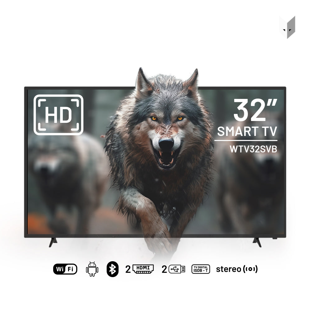 Wolff - Smart Tv 32" HD + Pop Corn Maker PO2018